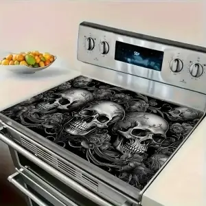 Halloween Skull Heat Resistant Mat